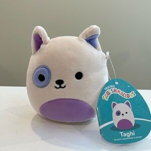 NWT 5” Taghi the Bull Terrier Dog Squishmallow